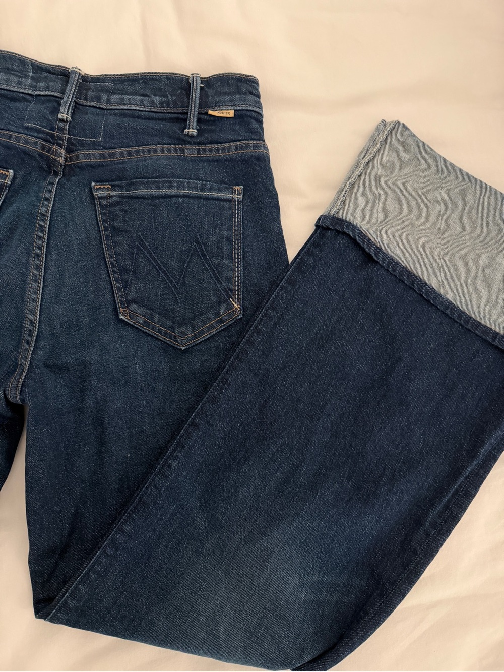 MOTHER Dark Blue Flare Jeans